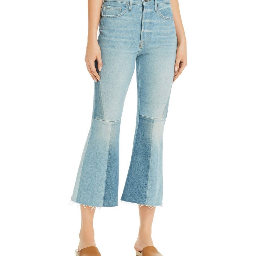 Frame Hurley cropped flare jeans
